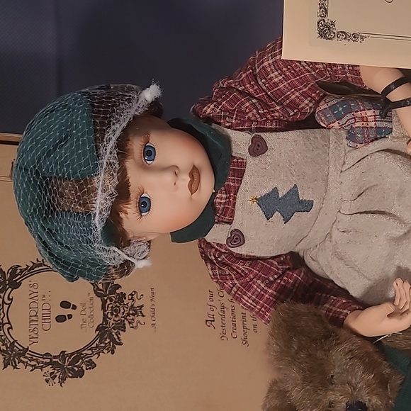 Boyds Yesterdays Child Jean & Nutmeg The Bakers Doll 4919 - Picture 3 of 8
